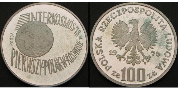 100 Zloty Polonia Argento 