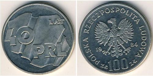 100 Zloty République populaire de Pologne (1952-1990) Cuivre/Nickel 