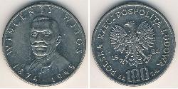 100 Zloty Volksrepublik Polen (1952-1990) Kupfer/Nickel 