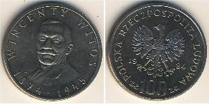 100 Zloty Volksrepublik Polen (1952-1990) Kupfer/Nickel 