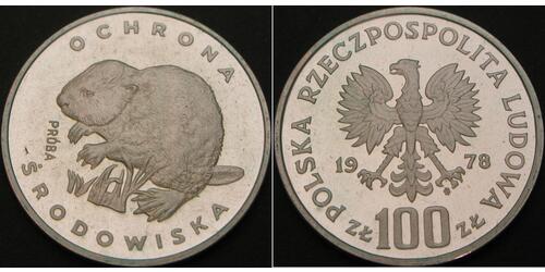 100 Zloty Polonia Plata 