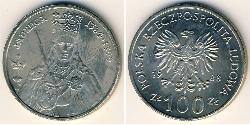 100 Zloty Repubblica Popolare di Polonia (1952-1990) Rame/Nichel 