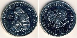 100 Zloty Repubblica Popolare di Polonia (1952-1990) Rame/Nichel 