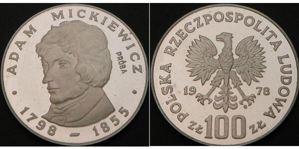 100 Zloty Poland Silver 