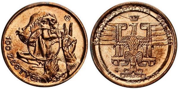 100 Zloty Deuxième République de Pologne (1918 - 1939)  