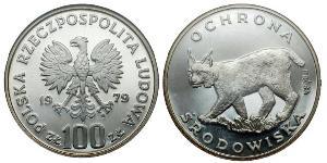 100 Zloty Repubblica Popolare di Polonia (1952-1990)  
