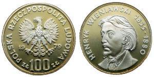 100 Zloty Repubblica Popolare di Polonia (1952-1990)  