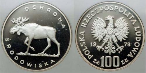 100 Zloty Repubblica Popolare di Polonia (1952-1990)  