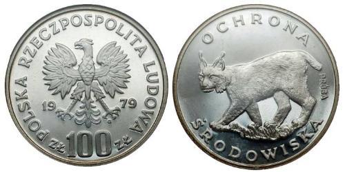 100 Zloty Repubblica Popolare di Polonia (1952-1990)  