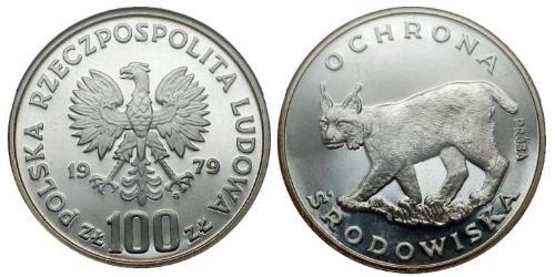 100 Zloty República Popular de Polonia (1952-1990)  