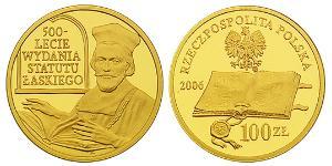 100 Zloty 波兰 金 