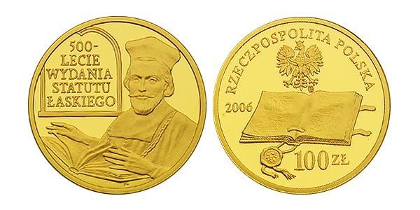 100 Zloty 波兰 金 