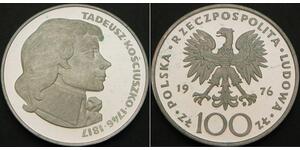 100 Zloty 波兰 銀 