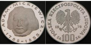 100 Zloty 波兰 銀 