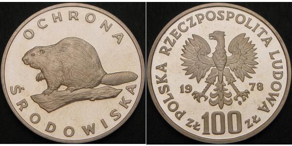 100 Zloty 波兰 銀 