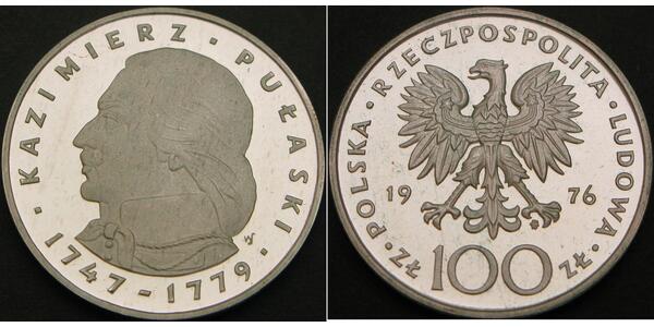 100 Zloty 波兰 銀 
