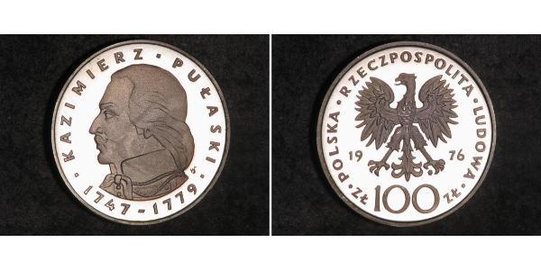 100 Zloty 波兰 銀 
