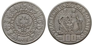 100 Zloty 波兰人民共和国 (1944 - 1989) 銀 