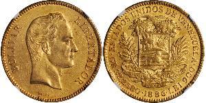 100 Болівар Венесуела Золото Simon Bolivar (1783 - 1830)