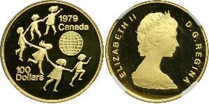 100 Долар Канада Золото Єлизавета II (1926-2022)