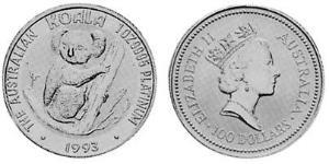 100 Долар Австралія (1939 - ) Платина Єлизавета II (1926-2022)