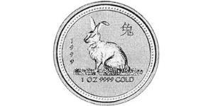 100 Доллар Австралия (1939 - ) Золото Елизавета II (1926-2022)