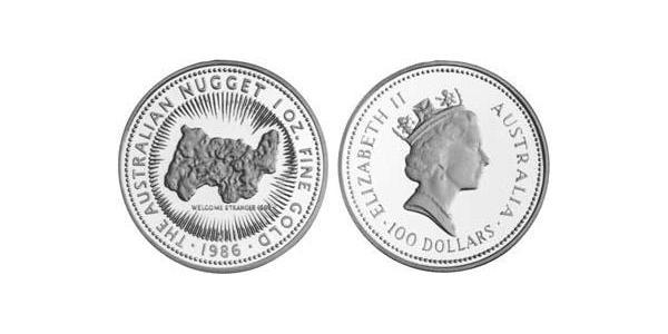 100 Доллар Австралия (1939 - ) Золото 
