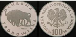 100 Злотий Польща Срібло 