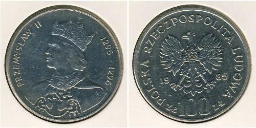 100 Злотый Польская Народная Республика (1952-1990) Никель/Медь 