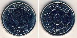 100 Cruzeiro Brasile Acciaio 
