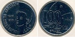 100 Cruzeiro Brasile Rame/Nichel 