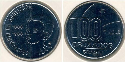 100 Крузейро Бразилия Никель/Медь 