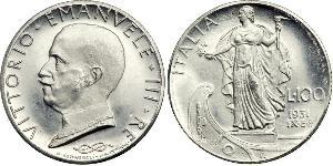 100 Ліра Італія Золото/Платина Виктор Эммануил III (1869 - 1947)