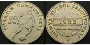 100 Ліра Турція (1923 - ) Нікель/Мідь 