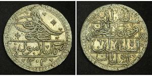 100 Пара / 1 Yuzluk Османская империя (1299-1923) Серебро Selim III