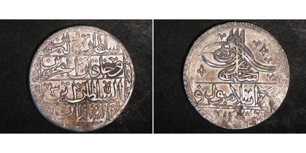 100 Пара / 1 Yuzluk Османська імперія (1299-1923) Срібло Selim III