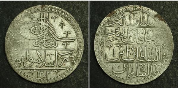 100 Пара / 1 Yuzluk Османська імперія (1299-1923) Срібло Selim III