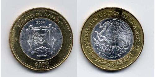 100 Песо Мексиканські Сполучені Штати (1867 - ) Біметал 