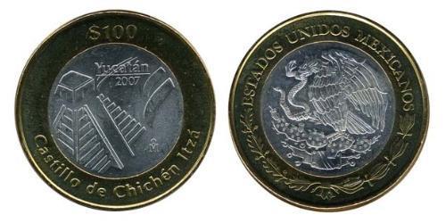 100 Песо Мексиканські Сполучені Штати (1867 - ) Біметал 