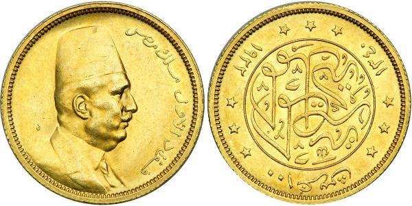100 Пиастр Арабская Республика Египет (1953 - ) Золото Ахмед Фуад I (1868 -1936)