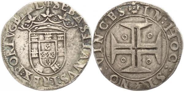 100 Рейс Королівство Португалія (1139-1910) Срібло Sebastian of Portugal (1554-1578)