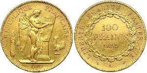 100 Франк Третья французская республика (1870-1940)  Золото 