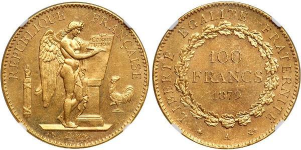 100 Франк Третья французская республика (1870-1940)  Золото 