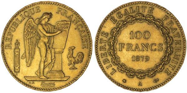 100 Франк Третя французька республіка (1870-1940)  Золото 