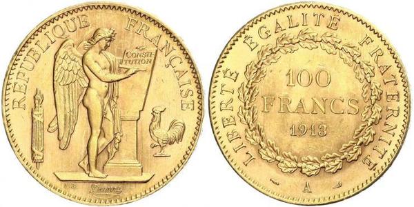 100 Франк Третя французька республіка (1870-1940)  Золото 