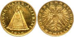 100 Шилінг Federal State of Austria (1934-1938) Золото 