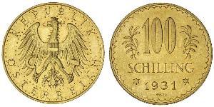 100 Шилінг Перша Австрійська Республіка (1918-1934) Золото 