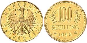 100 Шилінг Перша Австрійська Республіка (1918-1934) Золото 