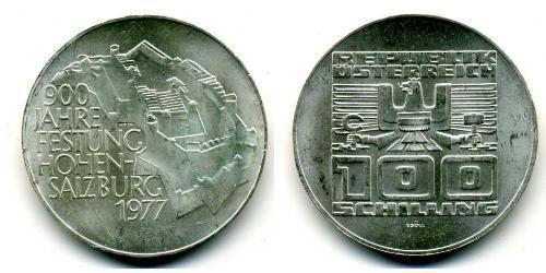 100 Шилінг Австрійська Республіка (1955 - ) Срібло 