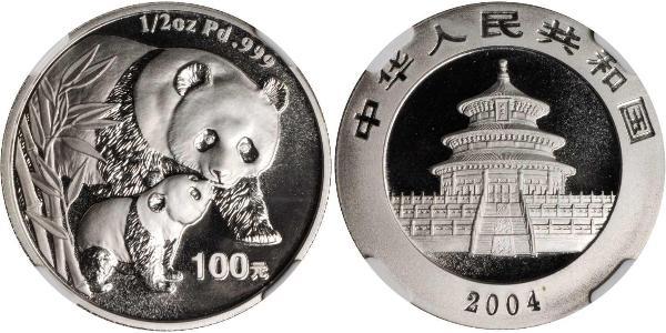 100 Юань Китайская Народная Республика Palladium 